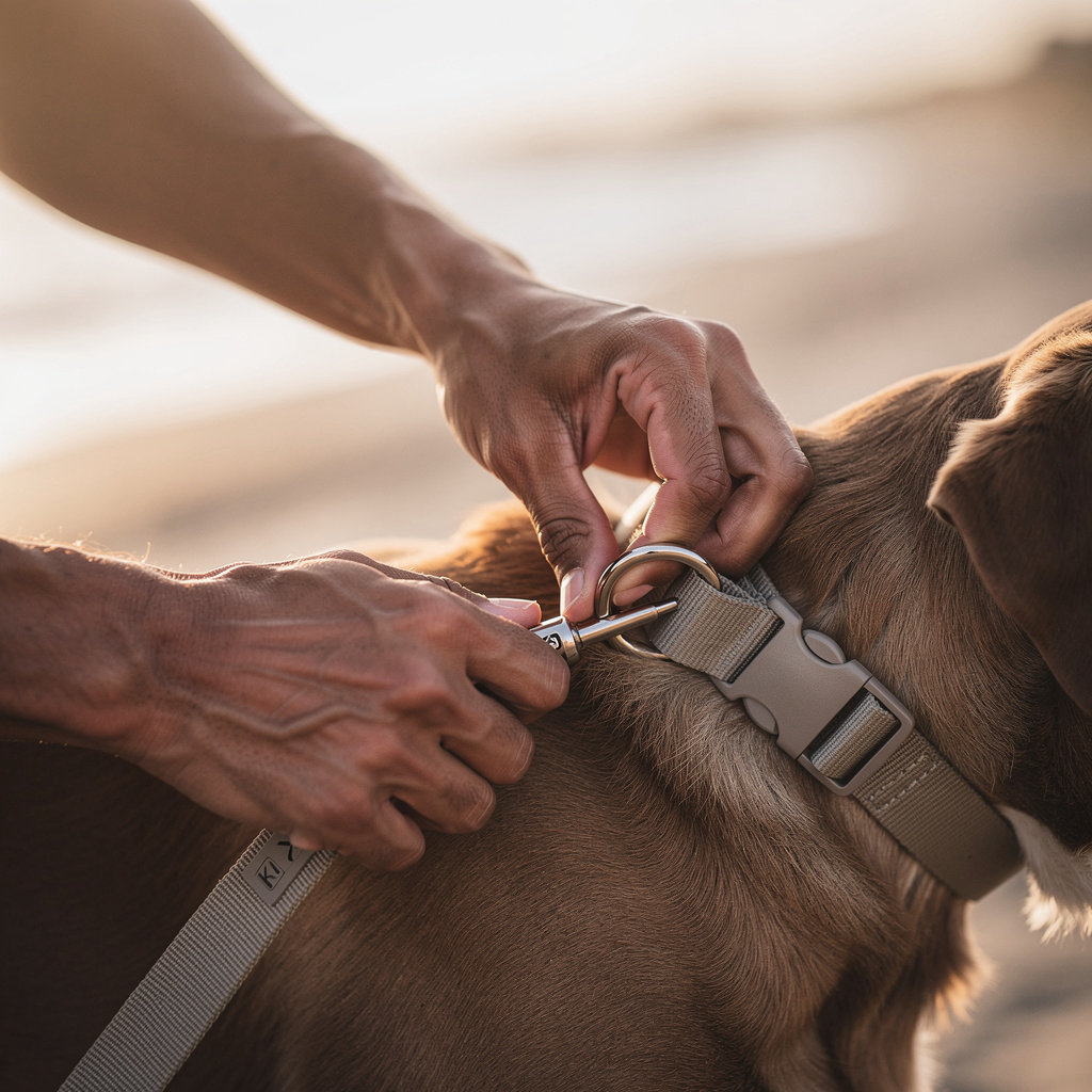 K-NINE SOLUTIONS DOG TRAINING professional trainer using positive reinforcement techniques with a dog in Santa Barbara